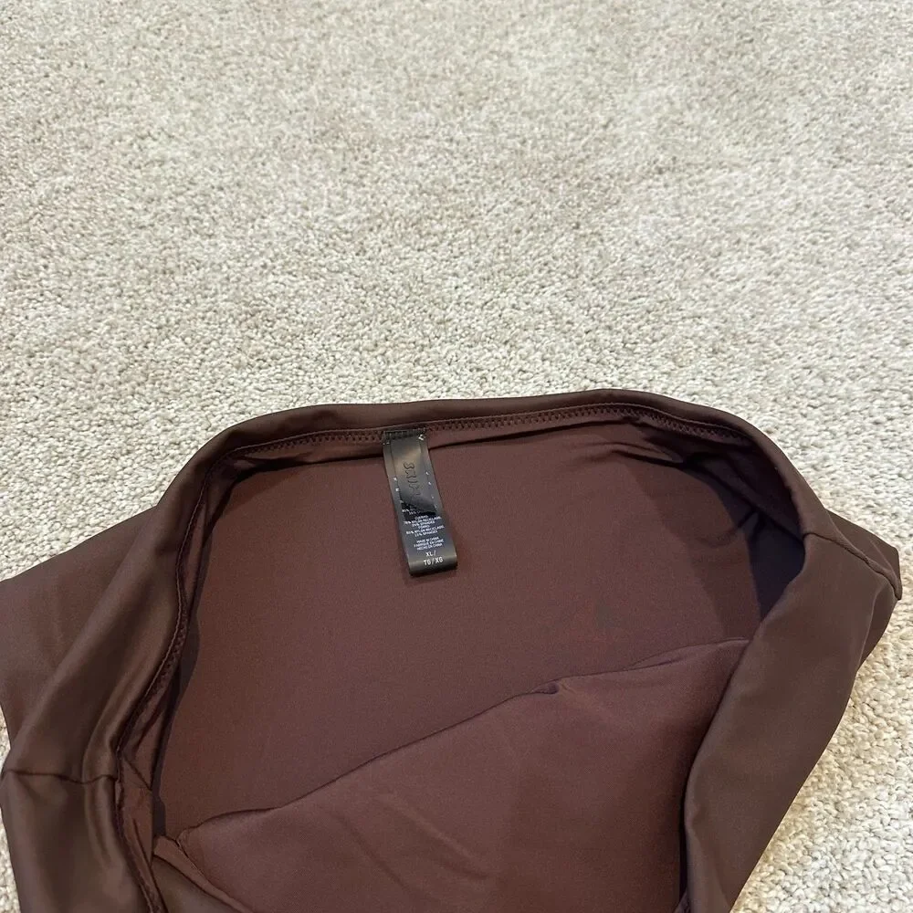 SKIMS Chocolate Brown Bikini Bottoms